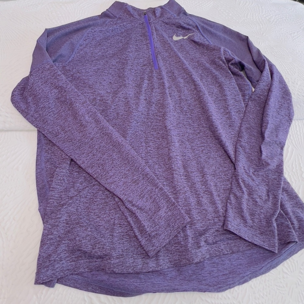 NIKE: Dri-Fit Purple Pull over - Size XL